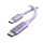 Kabel UGREEN Kabel USB-C do USB-C Uno L509 100W 2m fioletowy